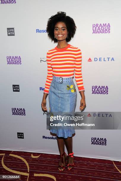 Denee Benton attends 83rd Annual Drama League Awards at Marriott Marquis on May 19, 2017 in New York City.