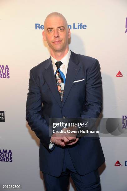 Christian Borle attends 83rd Annual Drama League Awards at Marriott Marquis on May 19, 2017 in New York City.