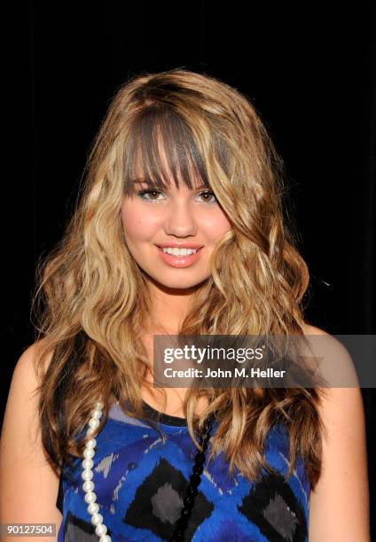 Actress Debby Ryan attends Kyle Massey's 18th Birthday Bash Benefiting: Feed The Children at Jillian's in Universal City Walk on August 27, 2009 in...