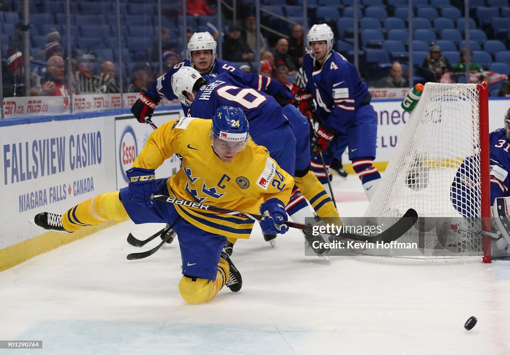 United States v Sweden: Semifinals - 2018 IIHF World Junior Championship