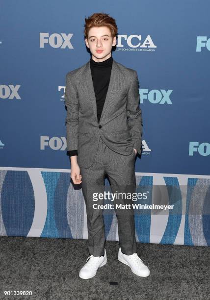 Thomas Barbusca attends the FOX All-Star Party during the 2018 Winter TCA Tour at The Langham Huntington, Pasadena on January 4, 2018 in Pasadena,...