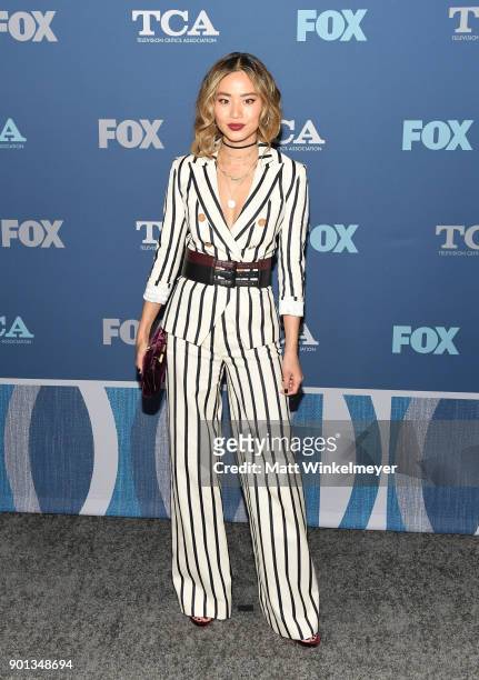 Jamie Chung attends the FOX All-Star Party during the 2018 Winter TCA Tour at The Langham Huntington, Pasadena on January 4, 2018 in Pasadena,...