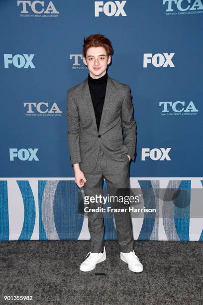 Thomas Barbusca attends the FOX All-Star Party during the 2018 Winter TCA Tour at The Langham Huntington, Pasadena on January 4, 2018 in Pasadena,...