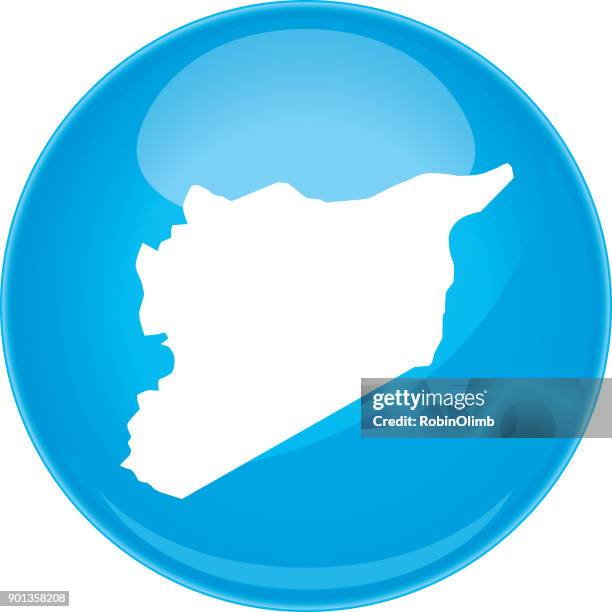 syria sphere map - damaskus stock illustrations