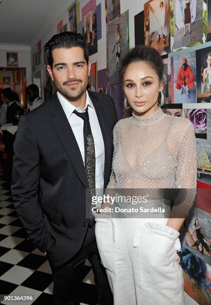 Jesse Metcalfe and Cara Santana attend W Magazine's Celebration of its 'Best Performances' Portfolio and the Golden Globes with Audi, Dior, and Dom...