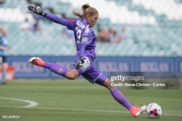 January 3: Aubrey Bledsoe of Sydney FC during the round ten W-League match between the Sydney FC and Newcastle Jets FC at Allianz Stadium on January...