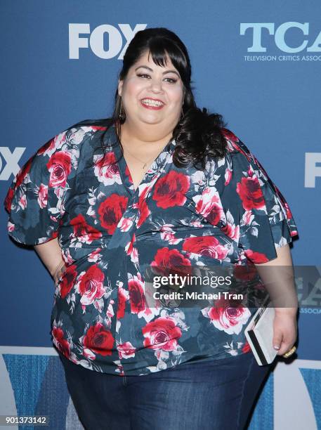 Carla Jimenez arrives at the 2018 Winter TCA Tour - FOX All-Star Party held at The Langham Huntington on January 4, 2018 in Pasadena, California.