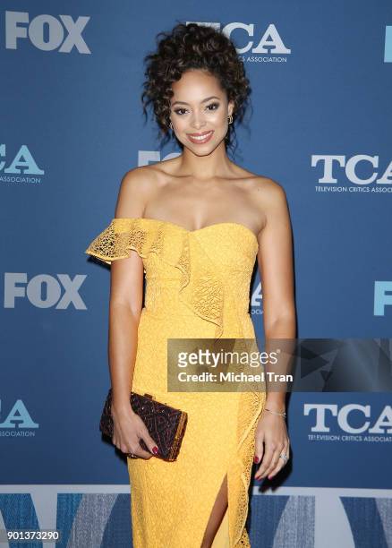 Amber Stevens West arrives at the 2018 Winter TCA Tour - FOX All-Star Party held at The Langham Huntington on January 4, 2018 in Pasadena, California.