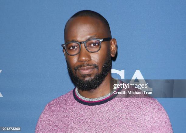 Lamorne Morris arrives at the 2018 Winter TCA Tour - FOX All-Star Party held at The Langham Huntington on January 4, 2018 in Pasadena, California.