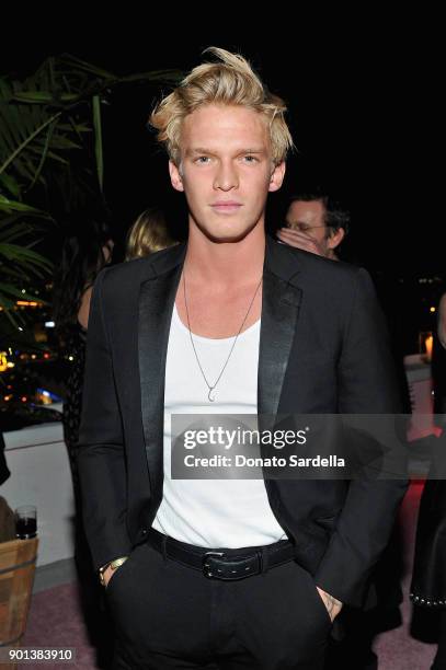 Cody Simpson attends W Magazine's Celebration of its 'Best Performances' Portfolio and the Golden Globes with Audi, Dior, and Dom Perignon at Chateau...