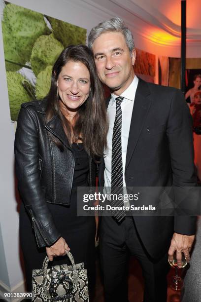 Katherine Ross and Michael Govan attend W Magazine's Celebration of its 'Best Performances' Portfolio and the Golden Globes with Audi, Dior, and Dom...