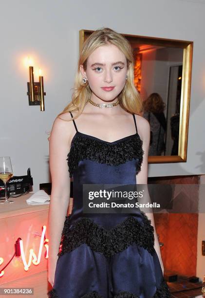 Kathryn Newton attends W Magazine's Celebration of its 'Best Performances' Portfolio and the Golden Globes with Audi, Dior, and Dom Perignon at...