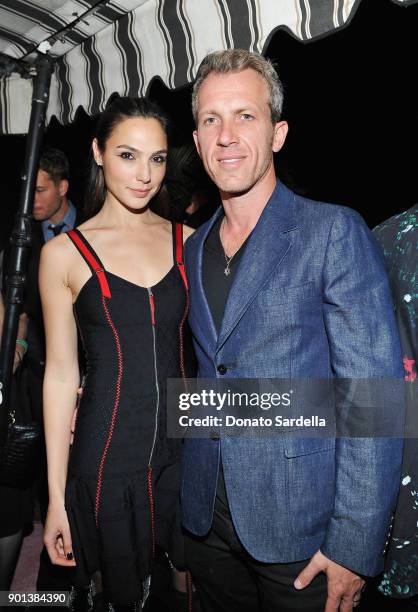 Gal Gadot and Yaron Versano attend W Magazine's Celebration of its 'Best Performances' Portfolio and the Golden Globes with Audi, Dior, and Dom...