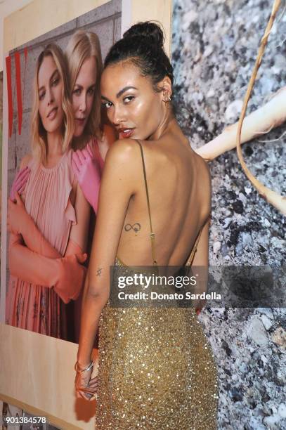 Jayden Robison attends W Magazine's Celebration of its 'Best Performances' Portfolio and the Golden Globes with Audi, Dior, and Dom Perignon at...