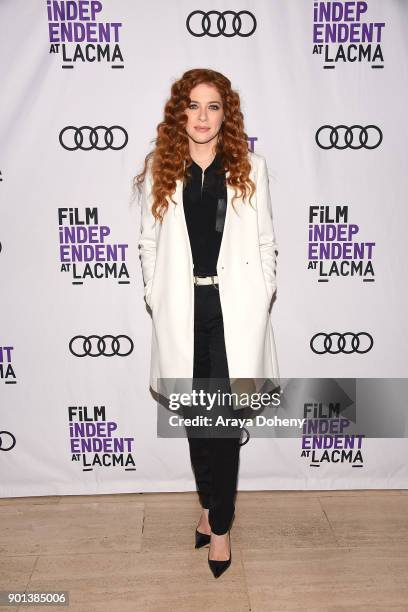 Rachelle Lefevre attends the Film Independent at LACMA presents "Phillip K. Dick's Electric Dreams" at Bing Theater At LACMA on January 4, 2018 in...