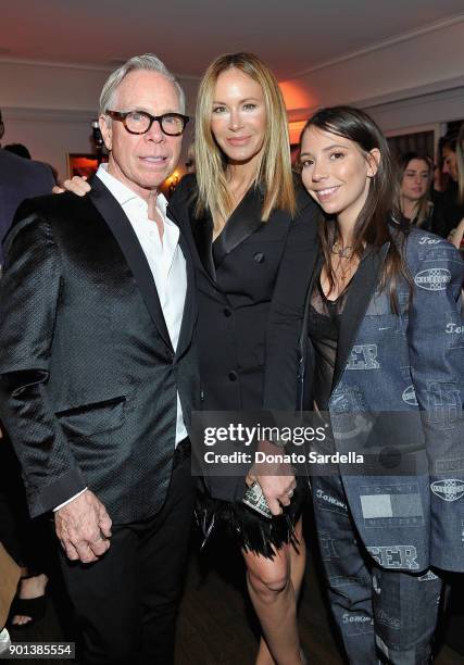 Tommy Hilfiger, Dee Ocleppo, and Ally Hilfiger attend W Magazine's Celebration of its 'Best Performances' Portfolio and the Golden Globes with Audi,...
