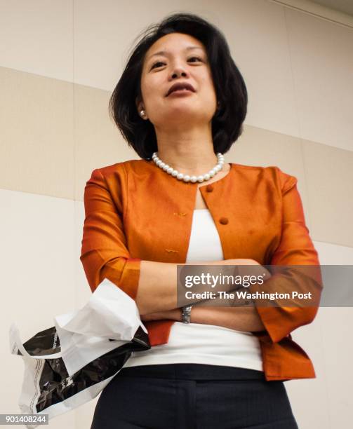 Jessie K. Liu, at a National Asian Pacific American Bar Association even in 2013. Liu was just named the U.S. Attorney for the District of Columbia...