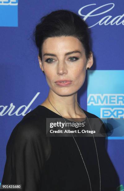 Actress Jessica Pare arrives for the 29th Annual Palm Springs International Film Festival Film Awards Gala held at Palm Springs Convention Center on...