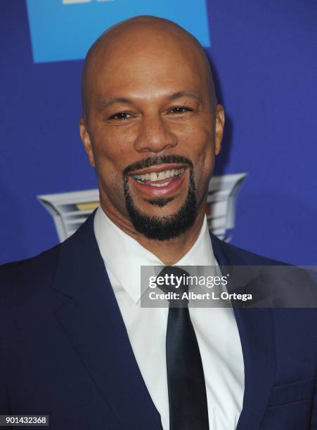 Rapper/actor Common arrives for the 29th Annual Palm Springs International Film Festival Film Awards Gala held at Palm Springs Convention Center on...