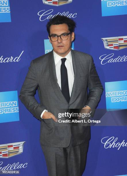 Director Joe Wright arrives for the 29th Annual Palm Springs International Film Festival Film Awards Gala held at Palm Springs Convention Center on...