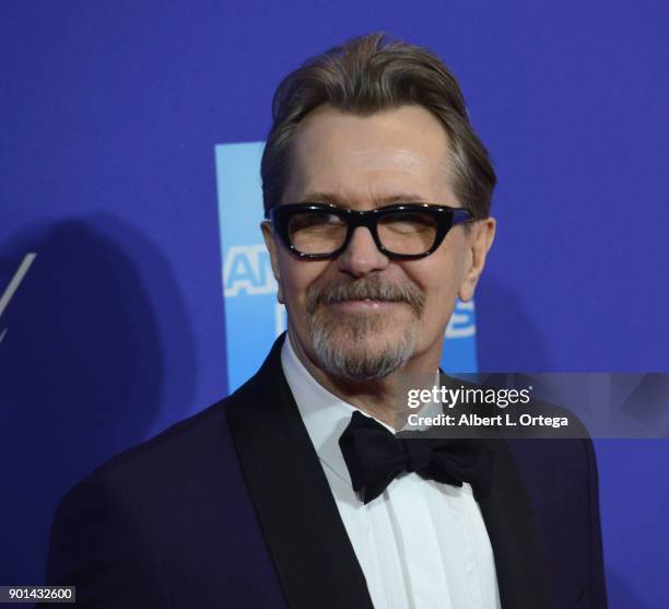 Actor Gary Oldman arrives for the 29th Annual Palm Springs International Film Festival Film Awards Gala held at Palm Springs Convention Center on...