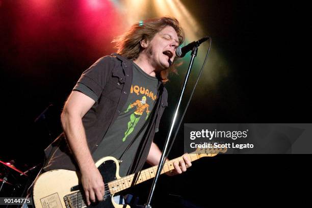 David Pirner of Soul Asylum performs at the DTE Energy Center on August 27, 2009 in Clarkston, Michigan.