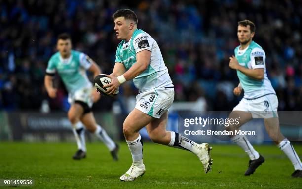 Dublin , Ireland - 1 January 2018; Denis Coulson of Connacht during the Guinness PRO14 Round 12 match between Leinster and Connacht at the RDS Arena...