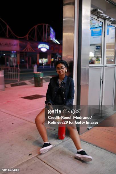 Young Confident Woman Hanging Out Outside