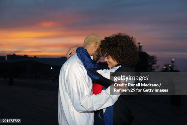 Young Couple Hugging Each Other