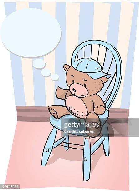 it's a boy! - birthing chair stock illustrations