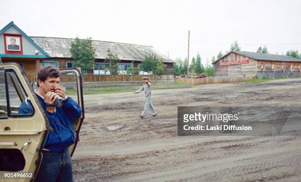 North Korea's gulag in Siberia, Khabarovsk Territory, Chegdomynsky District, Zimovye, 2001.