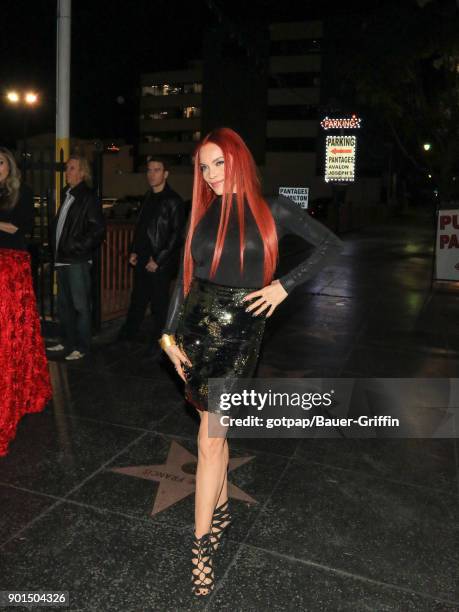 Carmit Bachar is seen on January 04, 2018 in Los Angeles, California.