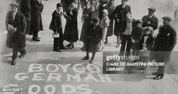Boycott Language Examples Boycott German goods! An example of anti-German propaganda on London ...