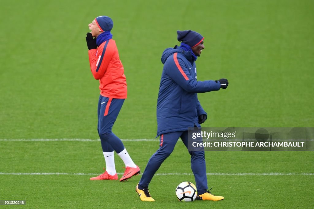 FBL-FRA-LIGUE1-PSG-TRAINING