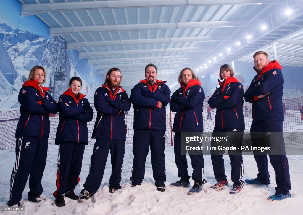 ParalympicsGB - 2018 Winter Olympics Alpine Skiing and Snowboard Team Announcement - The Snowcentre