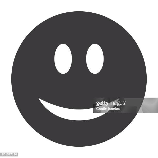smiley face icon - smiley face emoticon stock illustrations