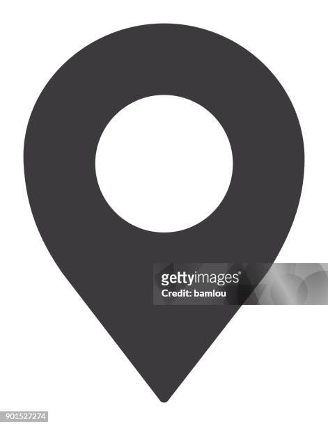 location pin icon - direction stock illustrations