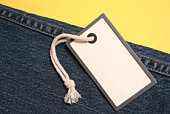 jeans with sales tag
