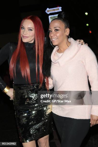 Carmit Bachar and Maryam are seen on January 4, 2018 in Los Angeles, CA.