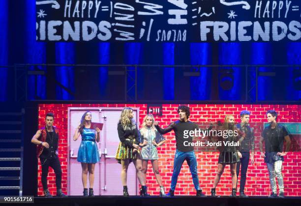 Gaston Vietta, marlena Ratner, Chiara Parravicini, Valentina Zenere, Jorge Lopez, Ana Jara, Ruggero Pasquarelli and Michael Ronda perform on stage...