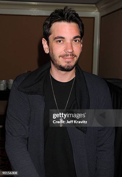 Poses during the MTV Networks portion of the 2009 Summer Television Critics Association Press Tour at the Langham Hotel on July 29, 2009 in Pasadena,...