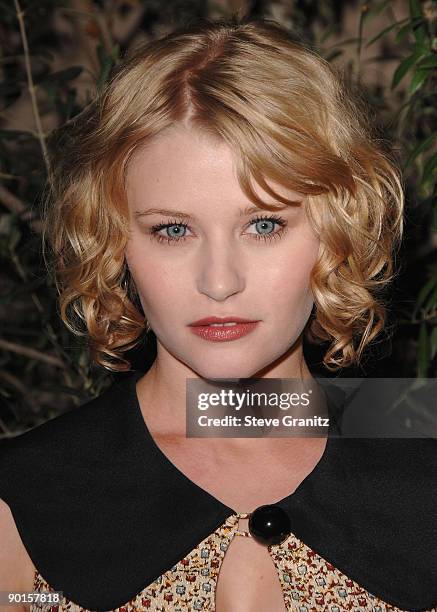 Actress Emilie de Ravin arrives to ELLE Magazine's 14th Annual Women In Hollywood at the four seasons hotel on October 15, 2007 in Beverly Hills,...