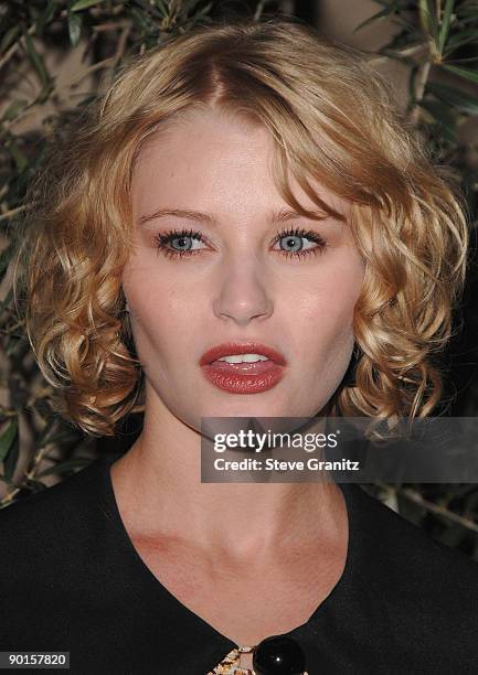 Actress Emilie de Ravin arrives to ELLE Magazine's 14th Annual Women In Hollywood at the four seasons hotel on October 15, 2007 in Beverly Hills,...