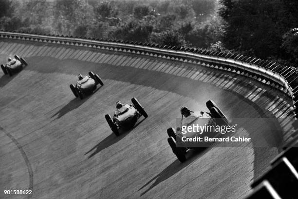 Richie Ginther, Phil Hill, Ricardo Rodriguez, Giancarlo Baghetti, Ferrari 156, Grand Prix of Italy, Autodromo Nazionale Monza, 10 September 1961....