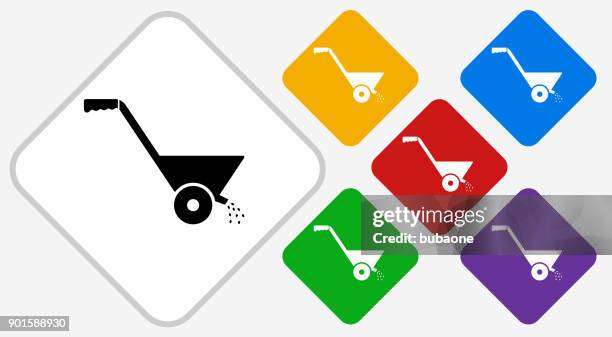 fertilizer color diamond vector icon - fertilizer stock illustrations