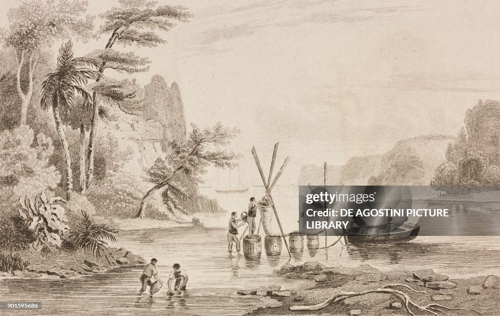 Water supply at bay, Carteret Islands
