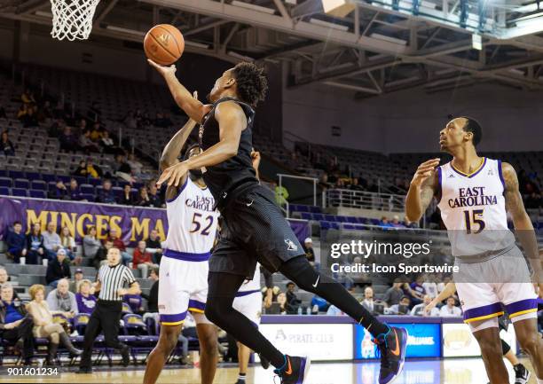 During a game between the East Carolina Pirates and the University of Central Florida Knights at Williams Arena - Minges Coliseum in Greenville, NC...