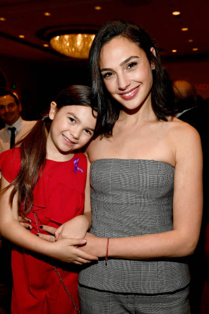 Brooklynn Prince and Gal Gadot attend the 18th Annual AFI Awards at Four Seasons Hotel Los Angeles at Beverly Hills on January 5, 2018 in Los...