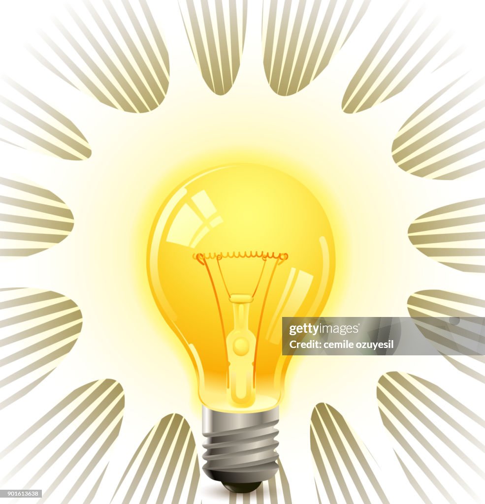 Ligh Bulb Sign Light Bulb Sign High-Res Vector Graphic - Getty Images