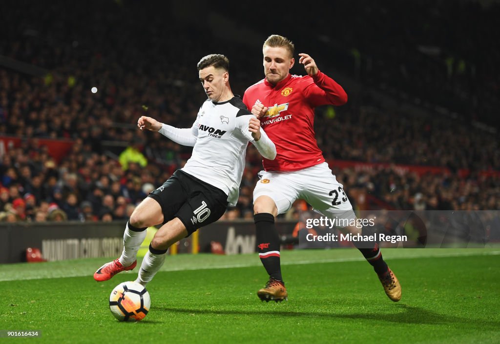 Manchester United v Derby County - The Emirates FA Cup Third Round